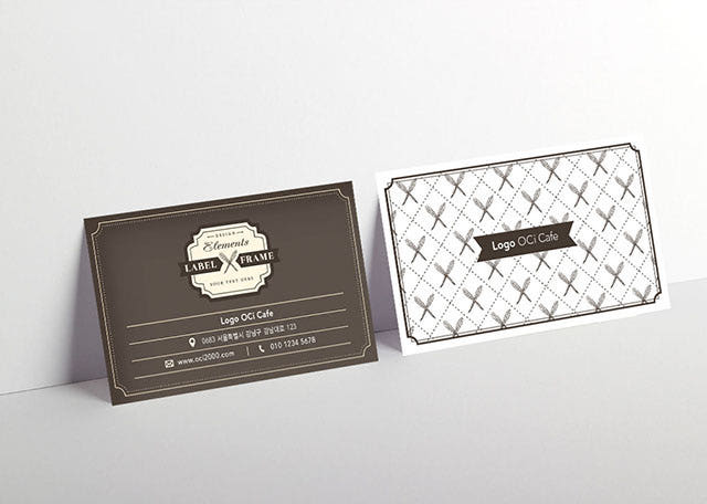 명함 당일제작 카페 미용실 부동산 쿠폰 명암 소량인쇄 비코팅 스노우지 단면 200매